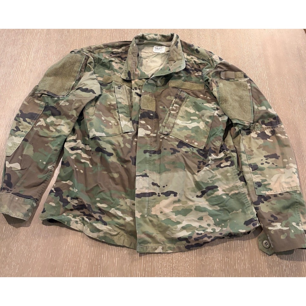 Army Combat Uniform ACU OCP Multicam Ripstop Coat Jacket Medium Short Mens Women